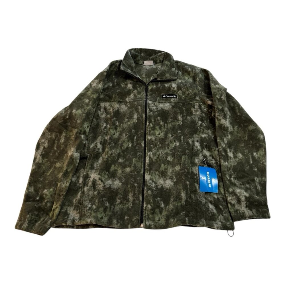 Columbia Men's Steens Mountain Printed Jacket (Greenscape Timberwild) New!